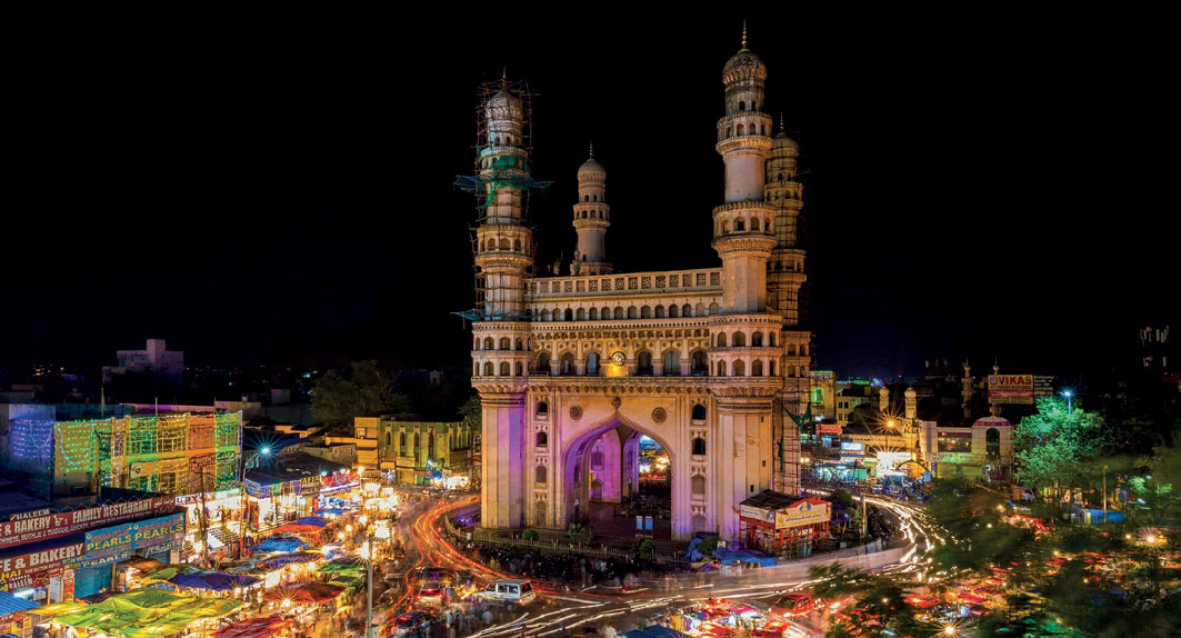 The Charminar in Hyderabad